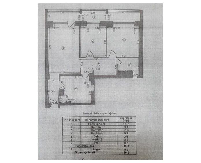Mosilor, Obor, vanzare ap. 3 camere.